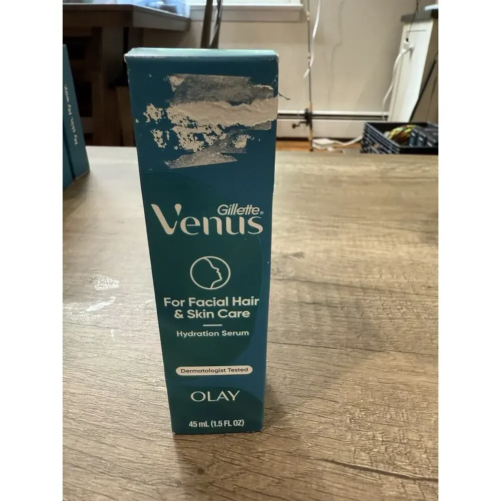 Gillette Venus Hydration Serum For Facial Hair & Skin Care 1.5oz Olay Dermatolog
